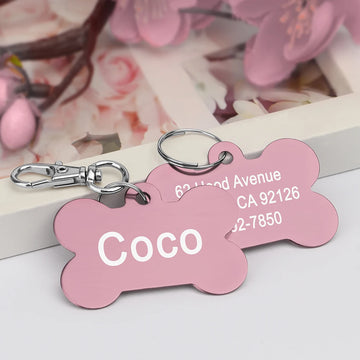 Bone Shaped Pet ID Tags